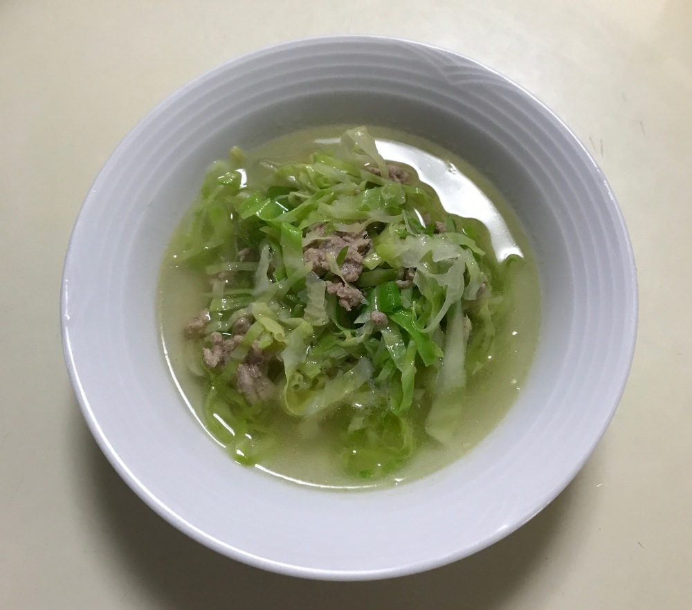 水を飲まないときはスープメニューで健康管理